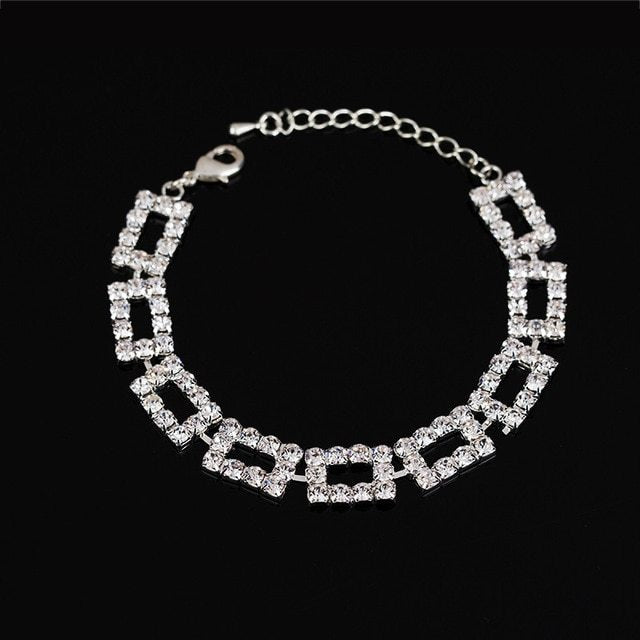 Shining Rhinestone Bridal Bracelet
