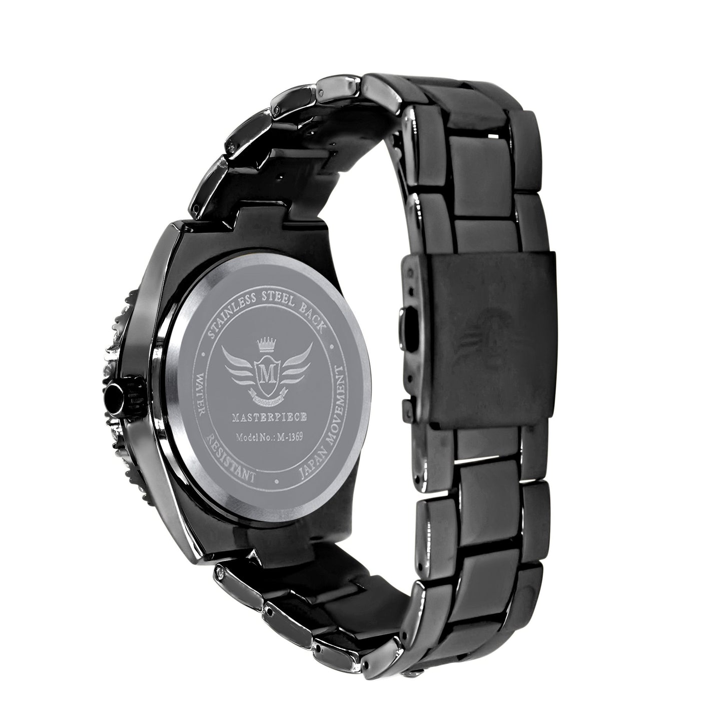 Night Sparkler Hip Hop Metal Watch