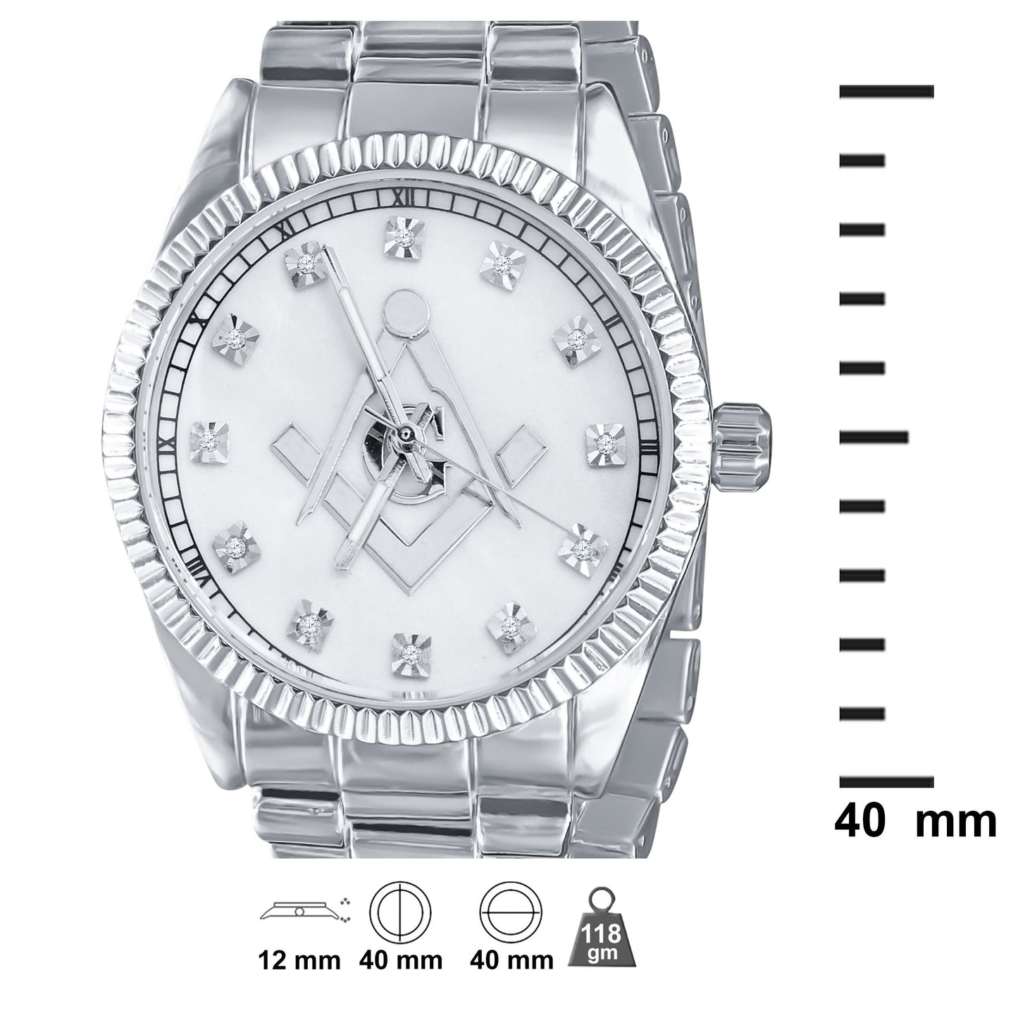 Colossal Hip Hop Metal Watch