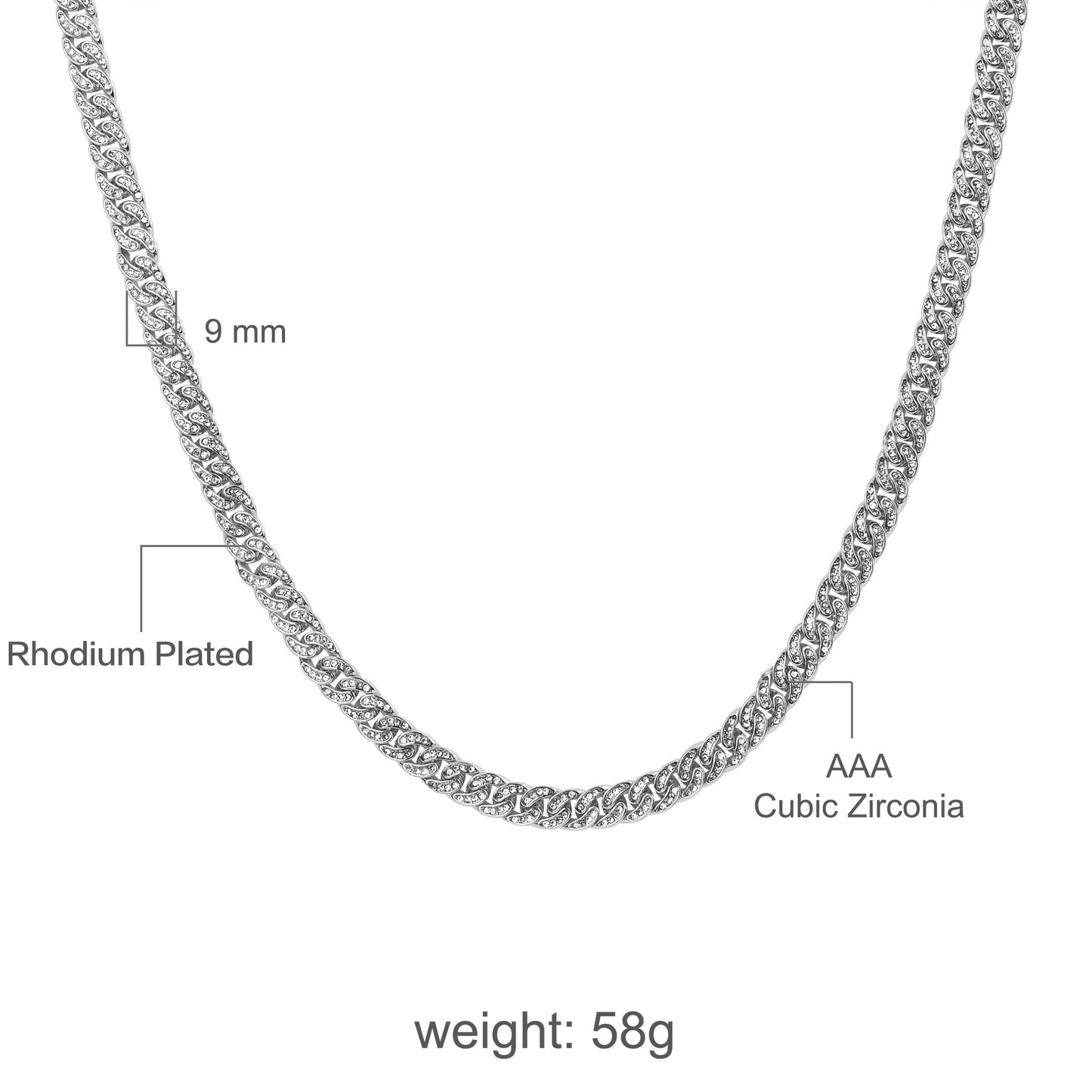 CREW 8 MM Cuban Chain