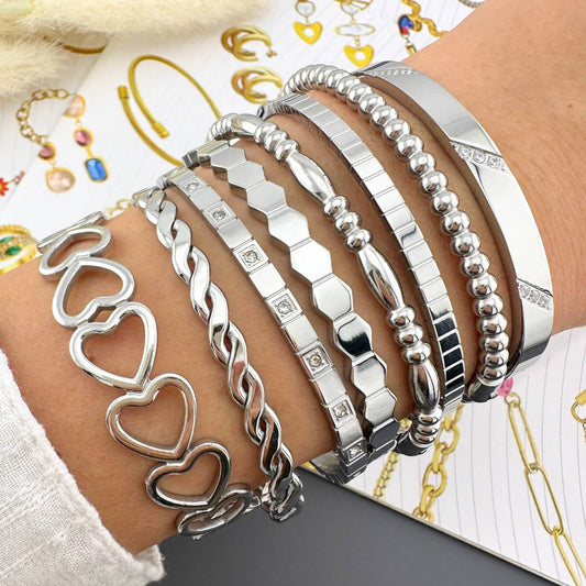Heart Stainless Steel Bracelet