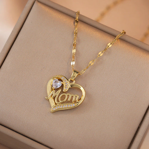 Mother’s Day Heart Pendant Necklace