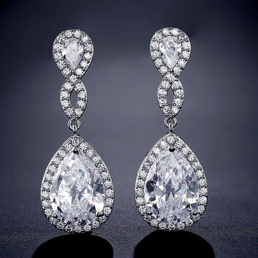 Bridal Teardrop Earrings