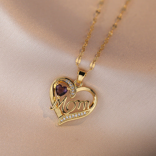 Mother’s Day Heart Pendant Necklace