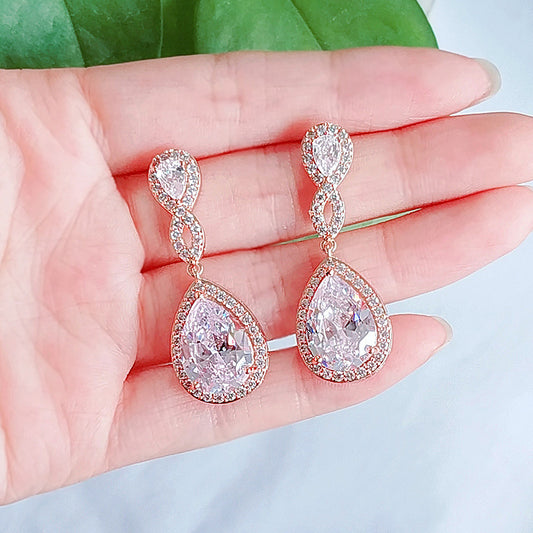 Bridal Teardrop Earrings