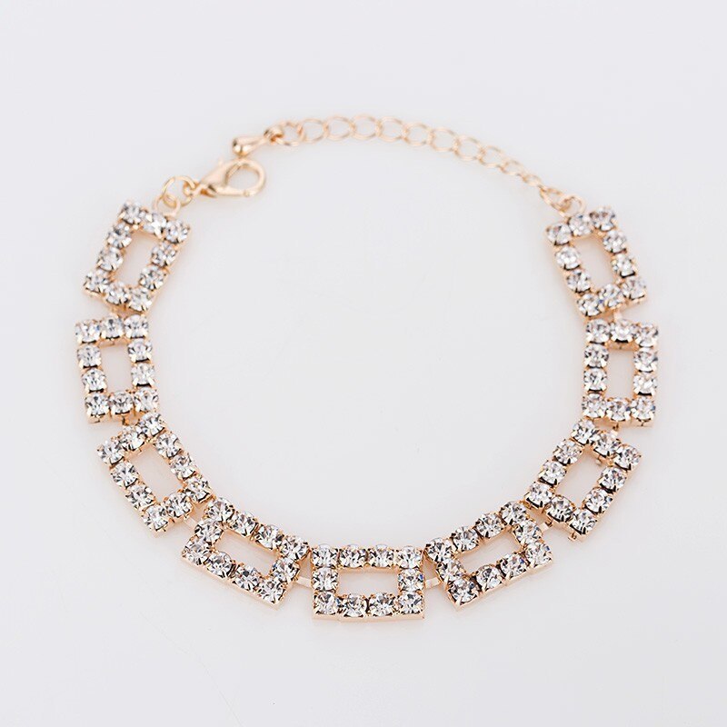 Shining Rhinestone Bridal Bracelet