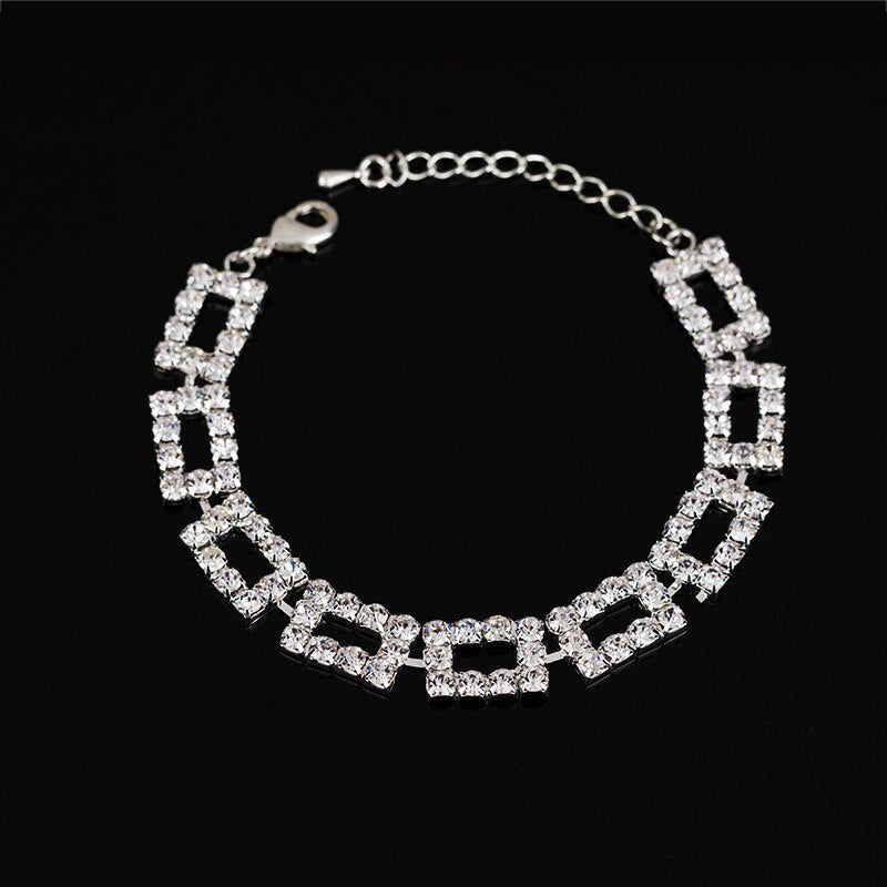 Shining Rhinestone Bridal Bracelet