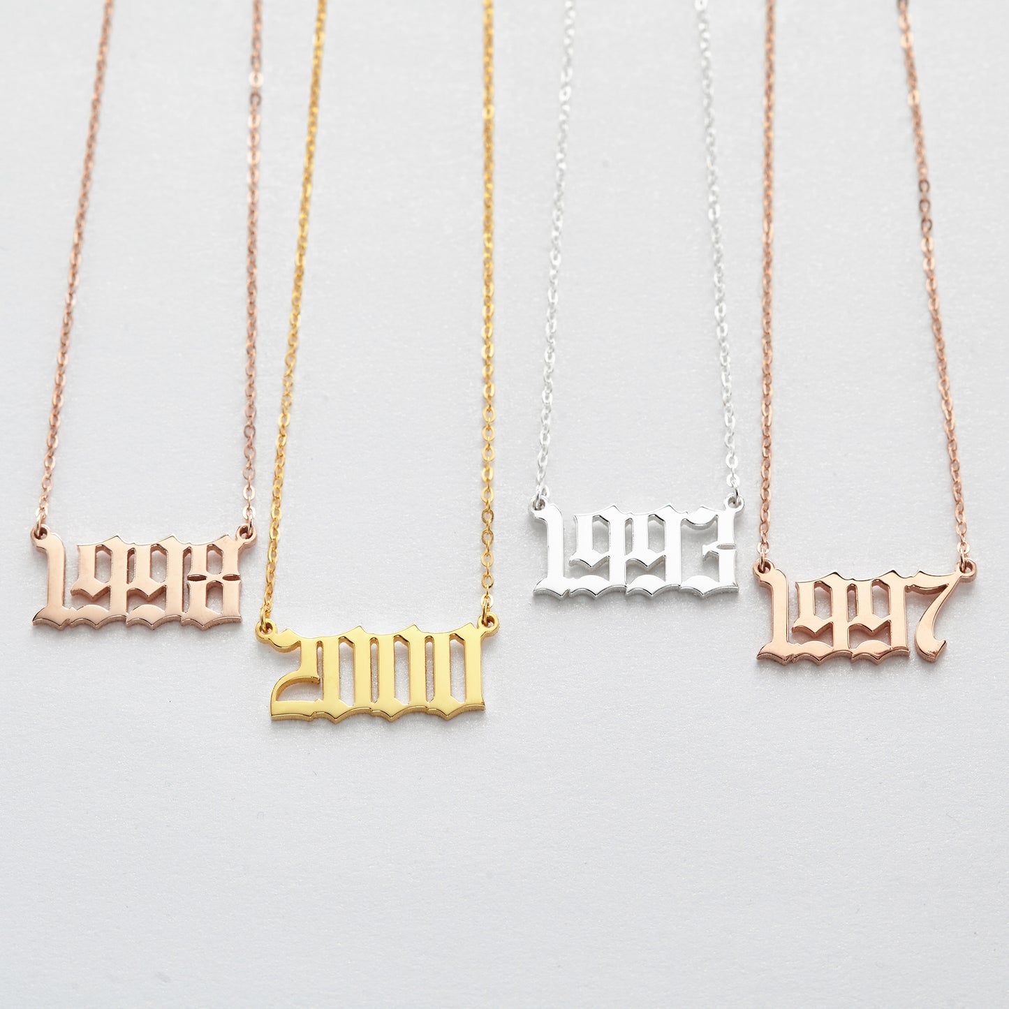 Personalized Year Necklace