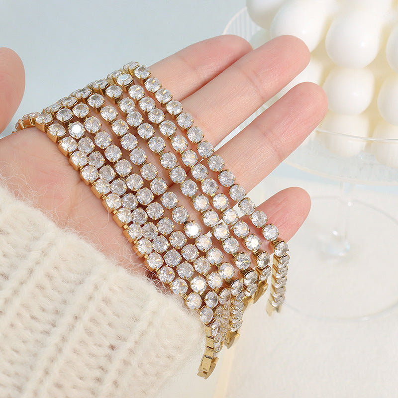 Women’s Zircon Bracelet – Bling Chain