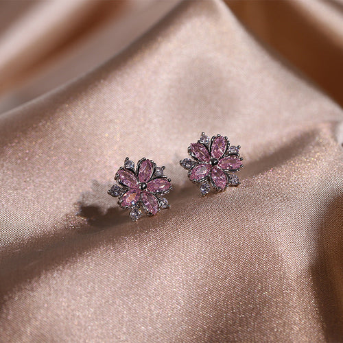 Zircon Flower Jewelry Collection