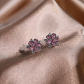 Ear Studs Pink Diamond