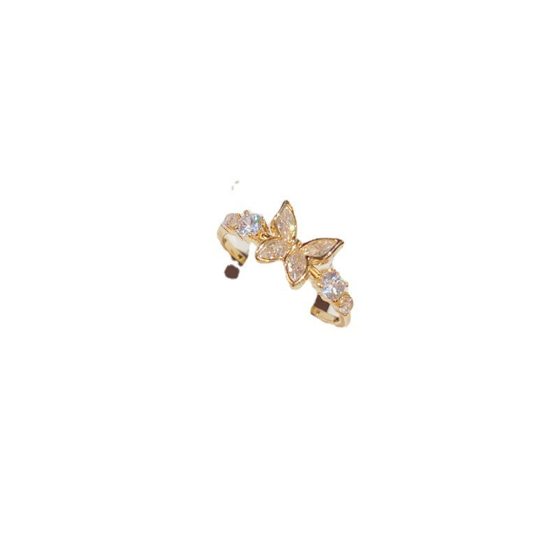 Diamond Butterfly Ring