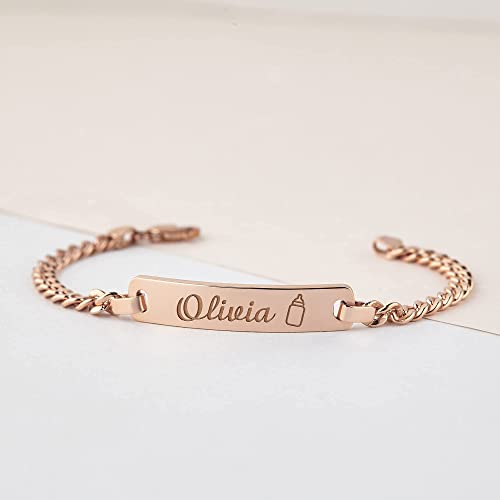 Personalized Baby Name Bracelet