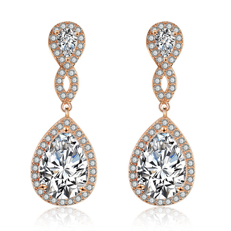 Bridal Teardrop Earrings