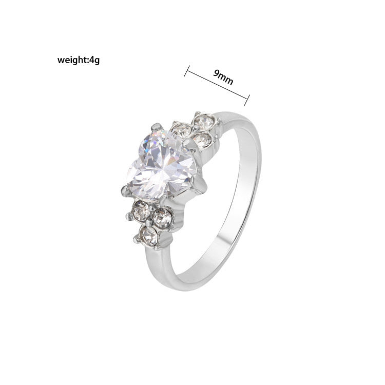 Wedding Zircon Diamond Ring