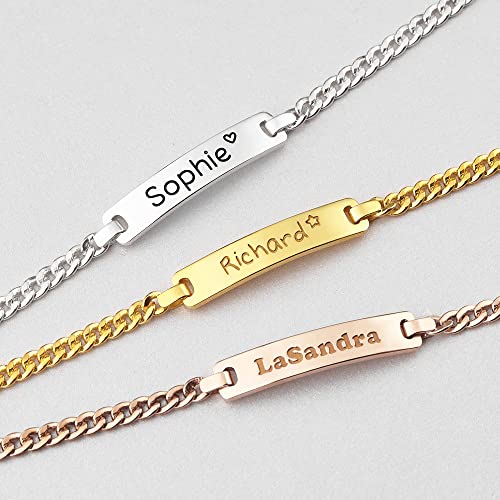 Personalized Baby Name Bracelet