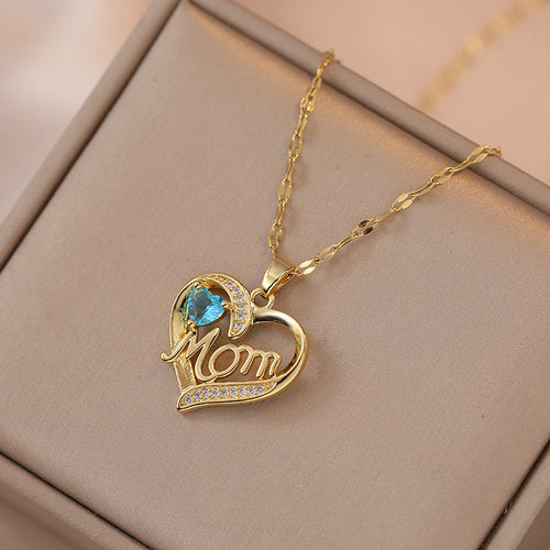 Mother’s Day Heart Pendant Necklace