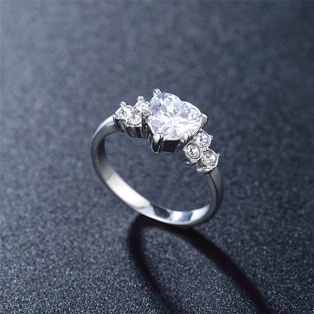 Wedding Zircon Diamond Ring