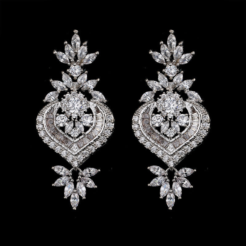 Luxury Bridal Drop Earrings