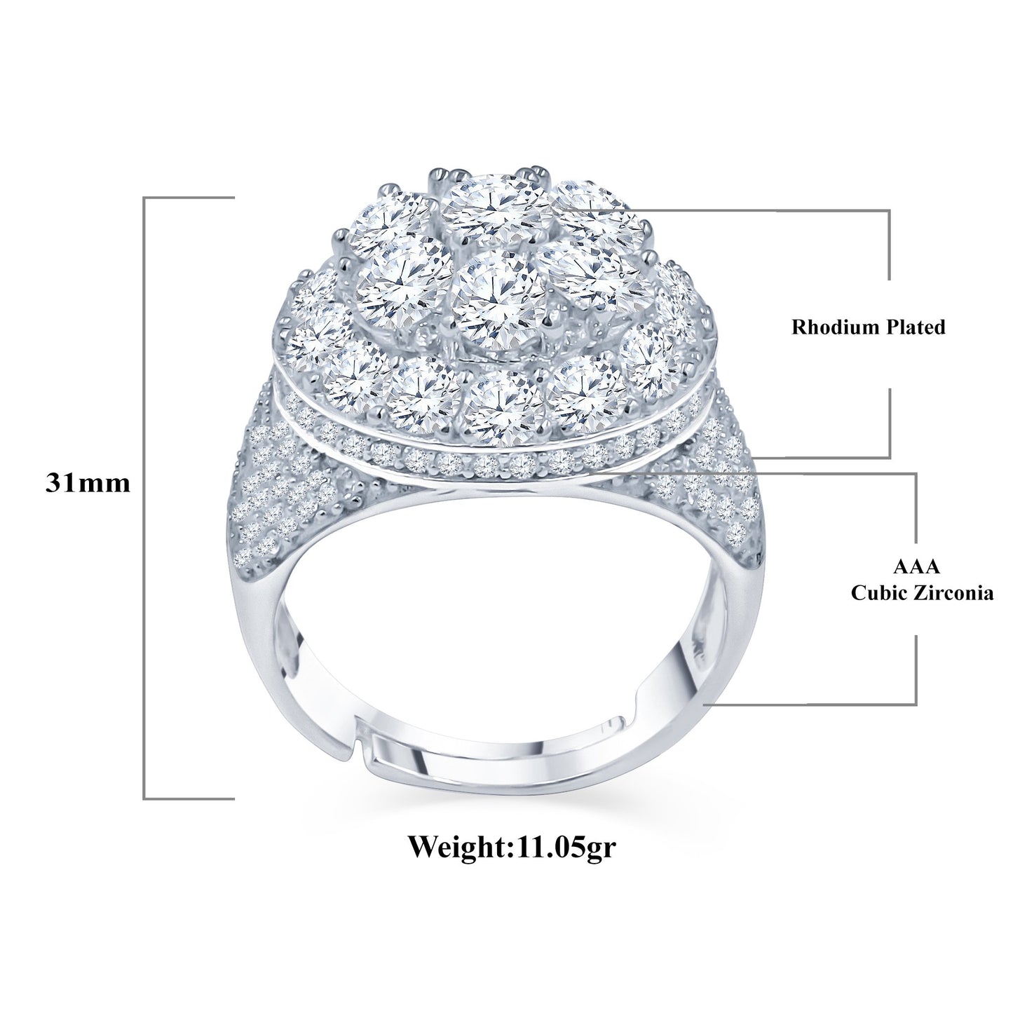 Angelic 925 Silver Ring