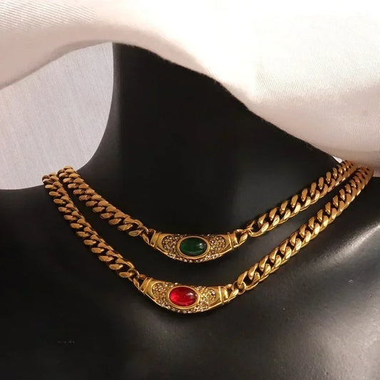 Luxe Gem Chain