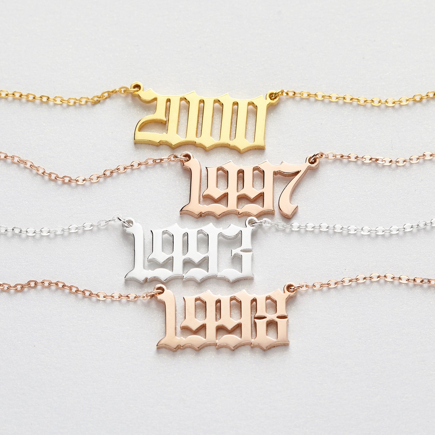Personalized Year Necklace