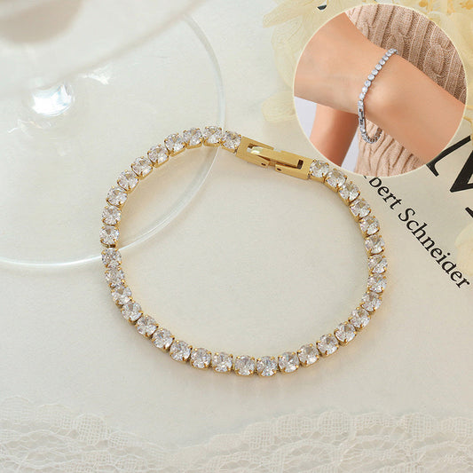 Women’s Zircon Bracelet – Bling Chain