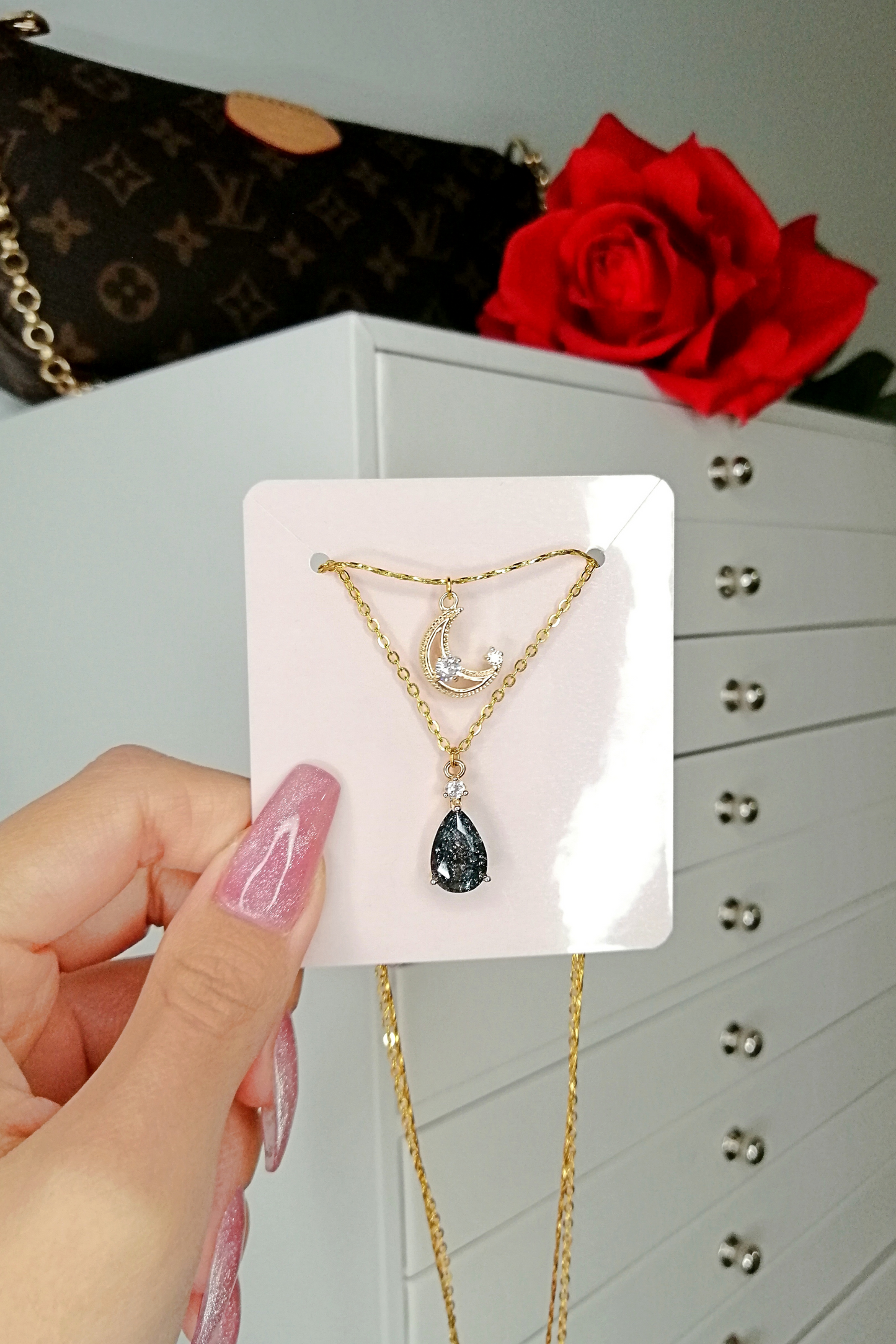 Moon Layered Necklace