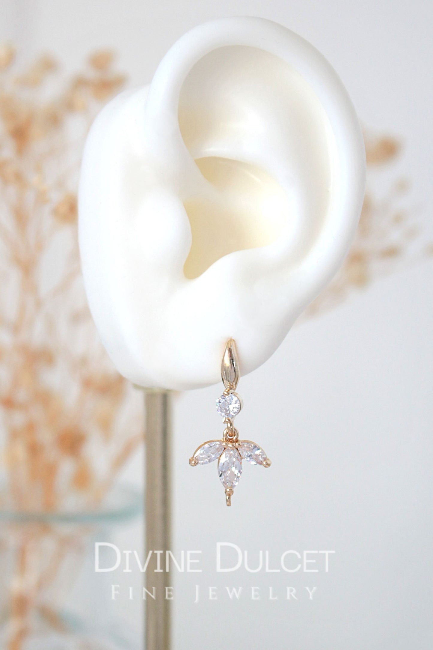“Bloom” Flower Petals Earrings