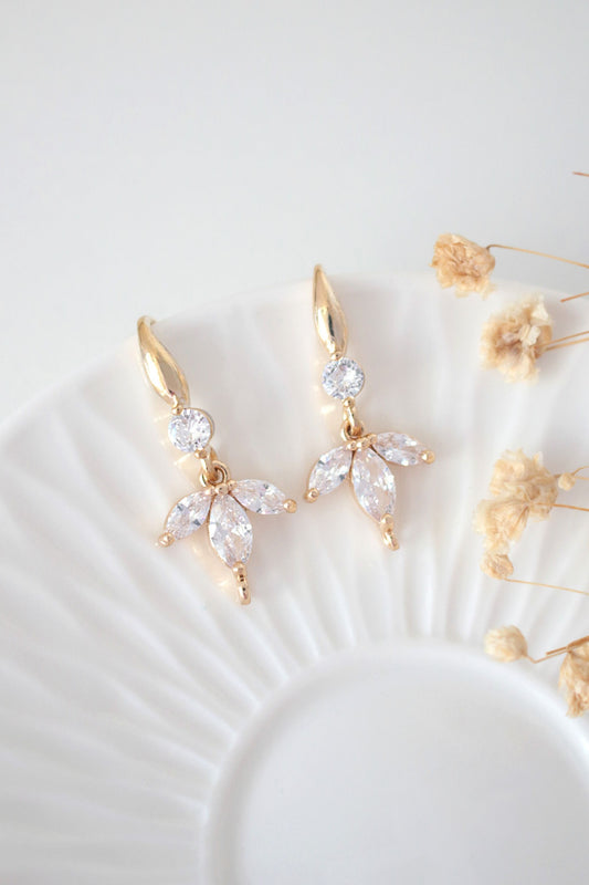 “Bloom” Flower Petals Earrings