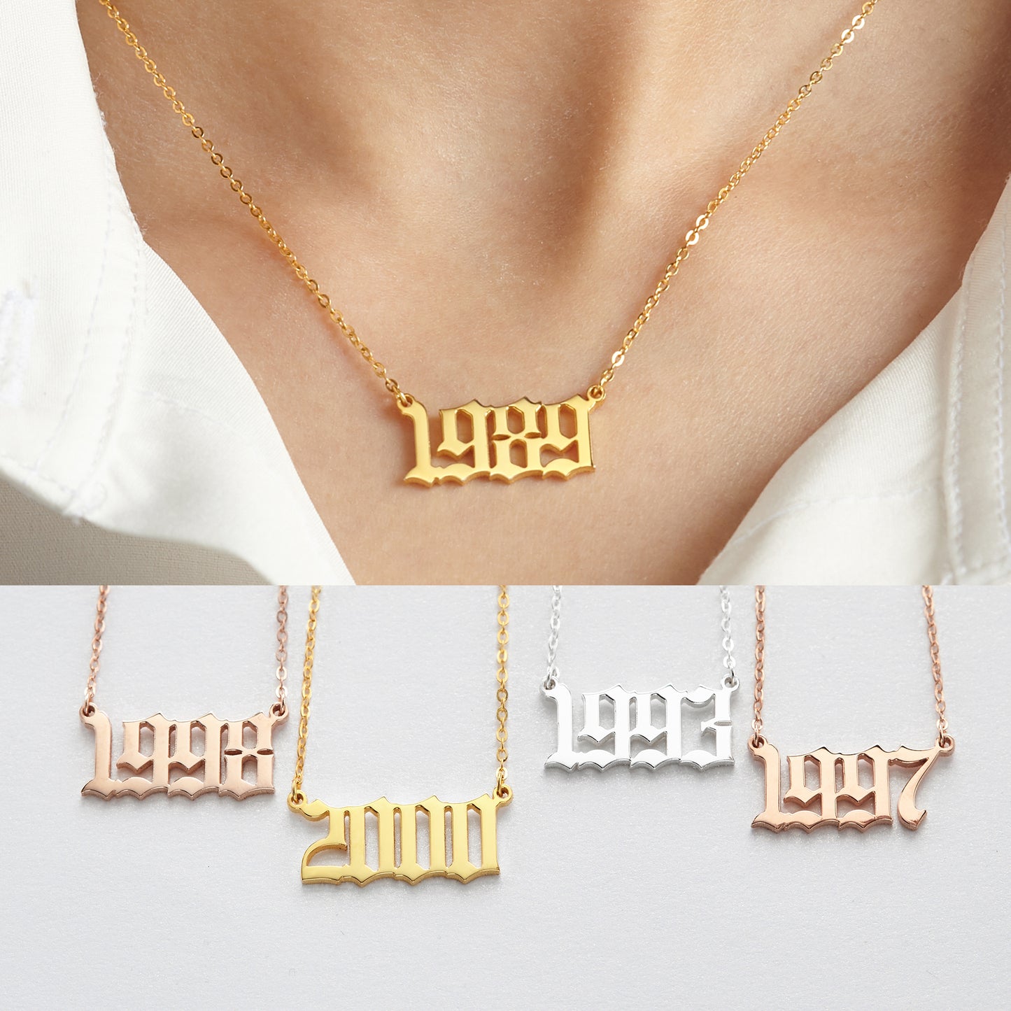 Personalized Year Necklace