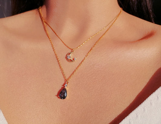 Moon Layered Necklace
