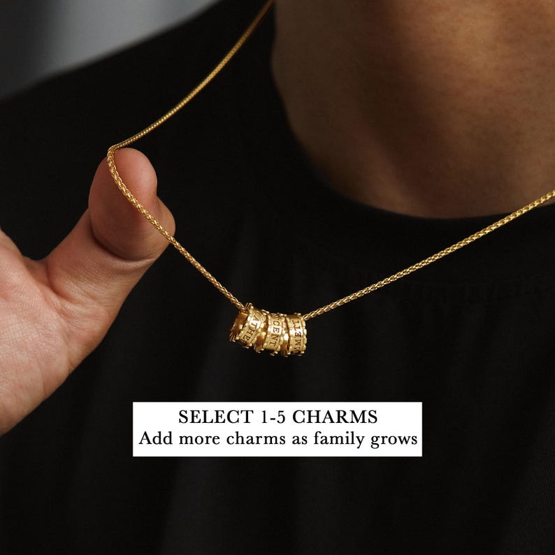 Dad Necklace with Kids’ Names