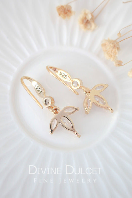 “Bloom” Flower Petals Earrings