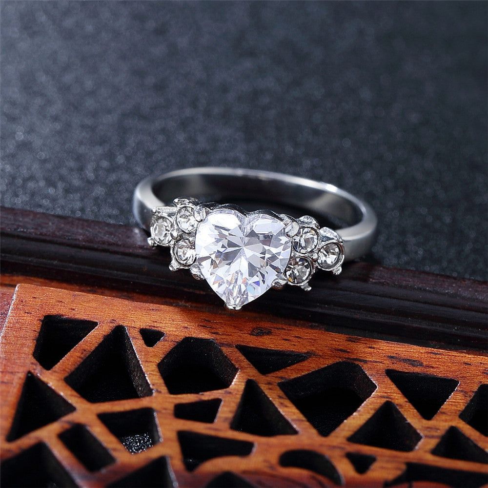 Wedding Zircon Diamond Ring