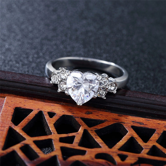 Wedding Zircon Diamond Ring