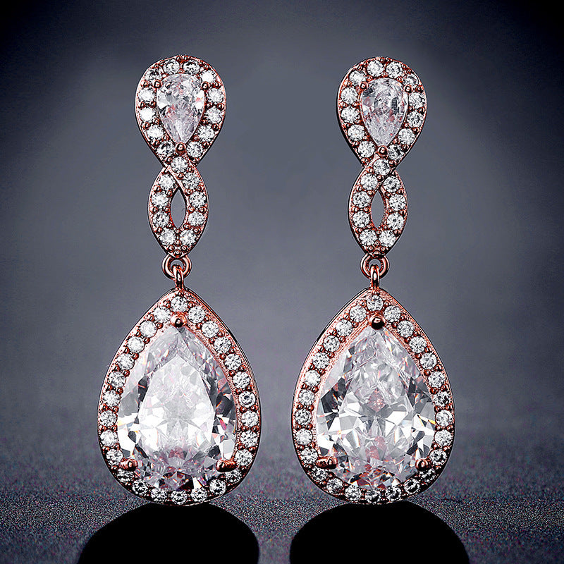 Bridal Teardrop Earrings