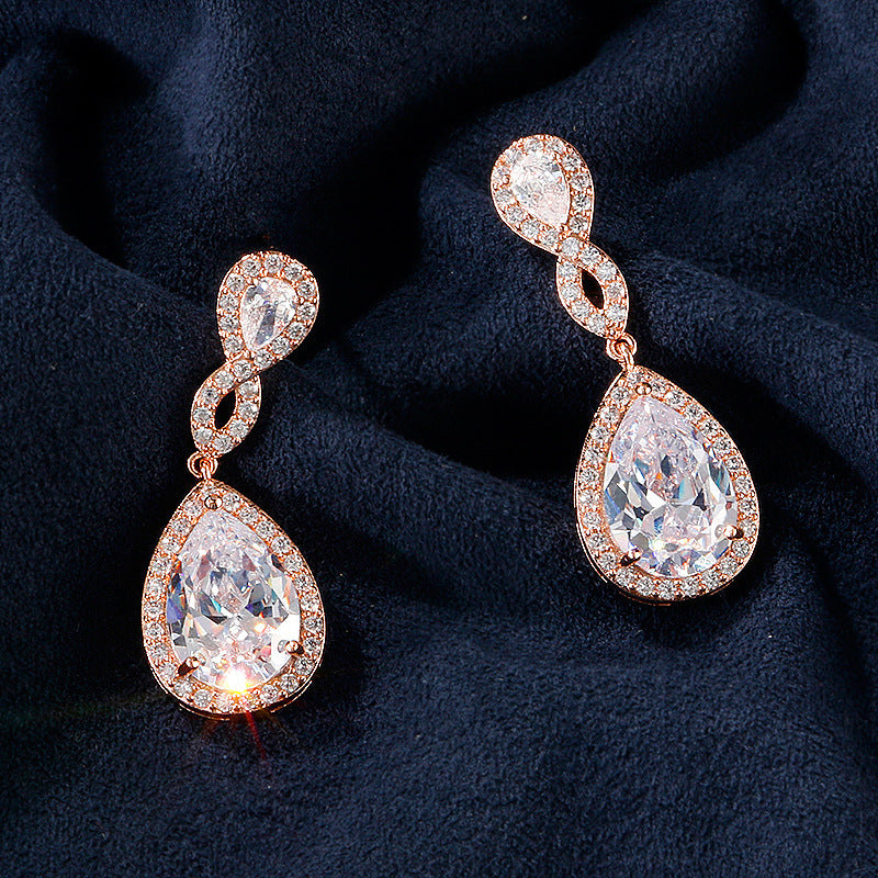 Bridal Teardrop Earrings