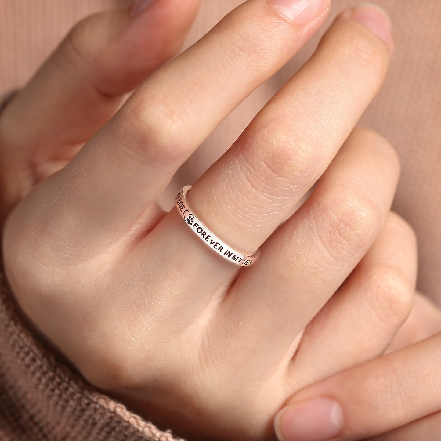 Personalized Pet Memorial Ring