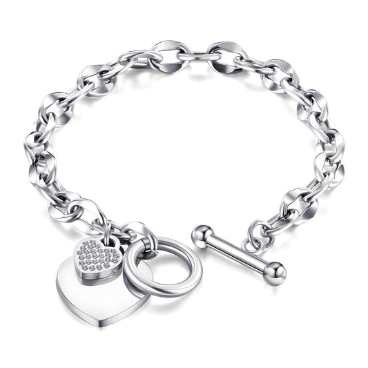 Heart Stainless Steel Bracelet