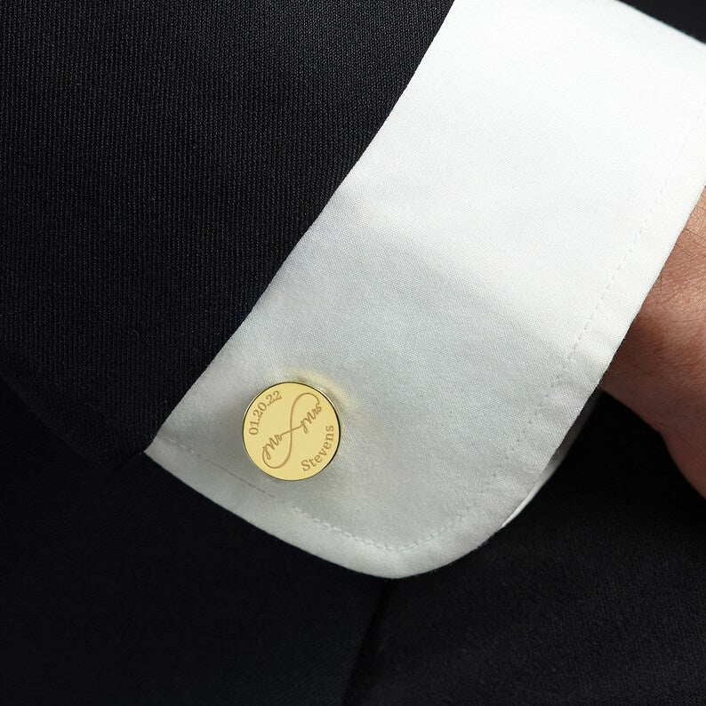 Personalized Cufflinks Wedding Gift